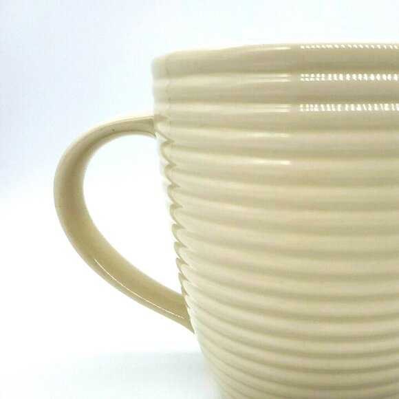 The Old Pottery Company "everything gets better with Coffee" Ribbed Coffee Mug - Picture 8 of 12